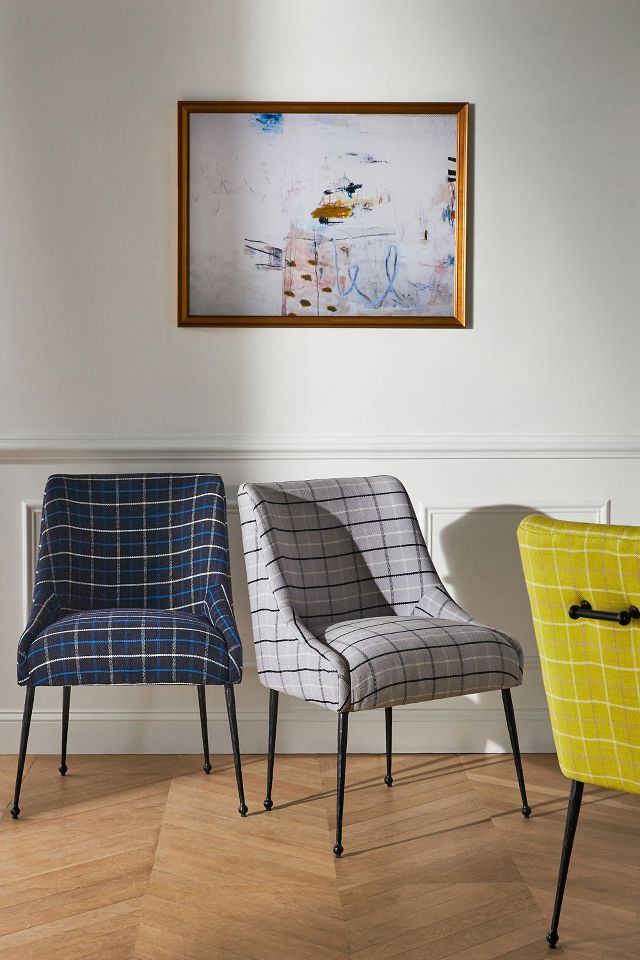 Plaid side chair new arrivals