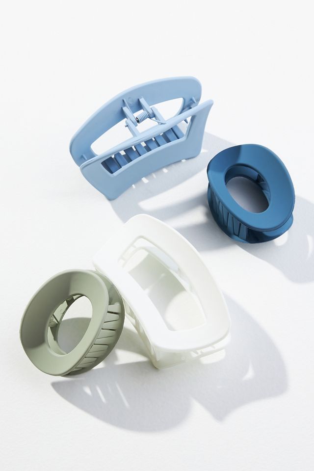 Set of Four Botanical Claw Clips #1