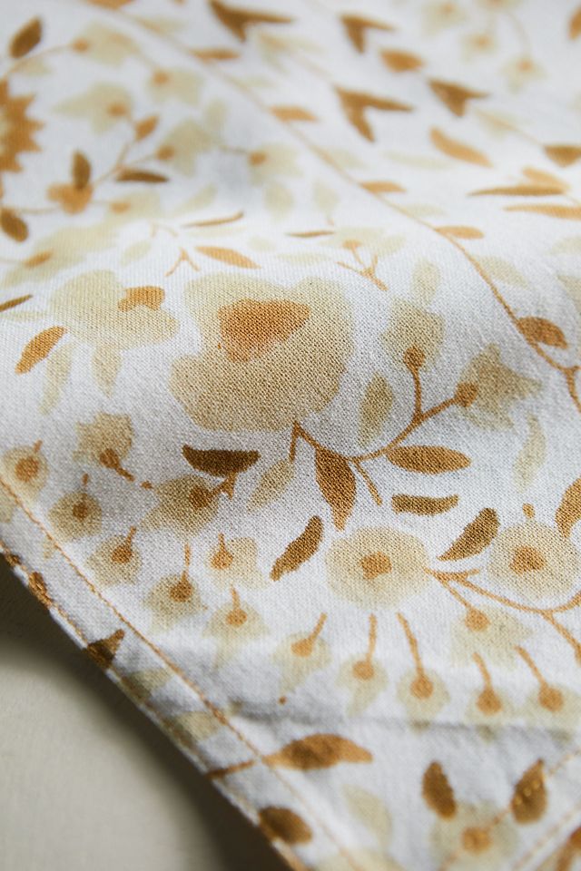 Sandstone Trailing Flowers Dish Towel #2