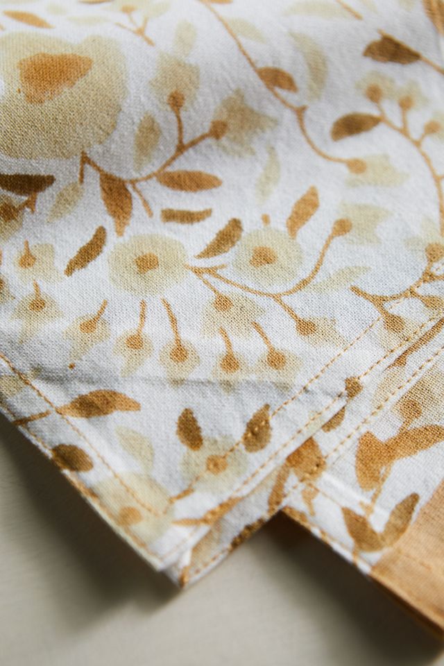 Sandstone Trailing Flowers Dish Towel #3