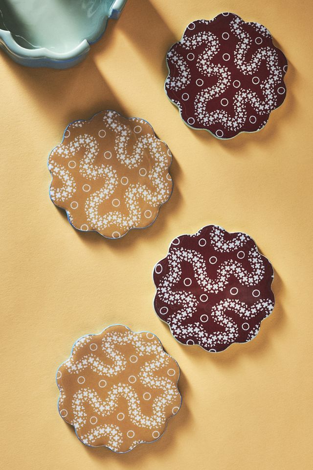 Matilda Goad & Co. Scalloped Coaster Set #2