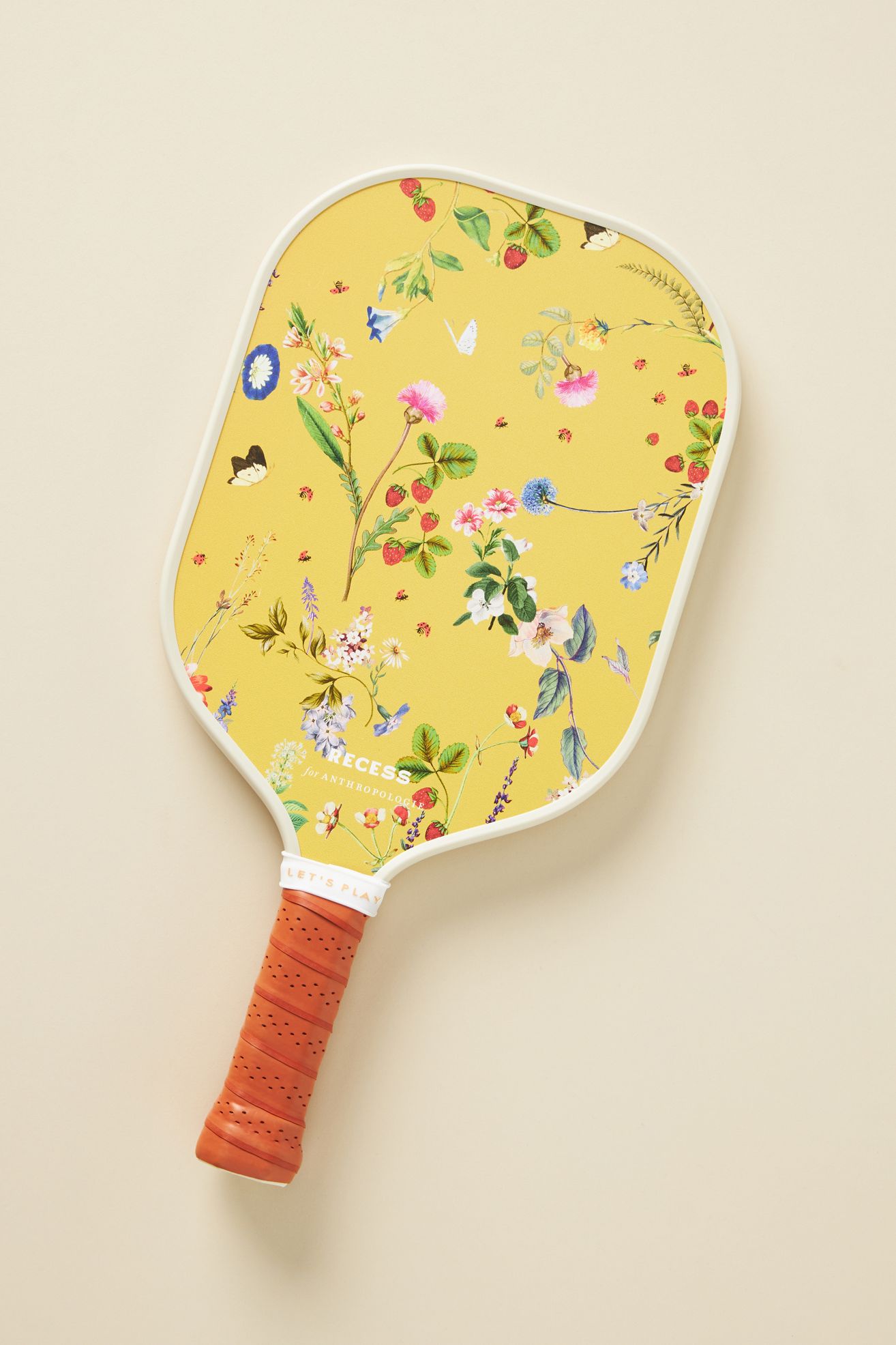 Anthropologie Outdoor Pickleball Fruit Paddle - Sun Yellow, One Size