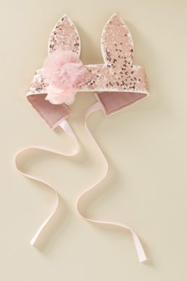 Sequin Bunny Crown