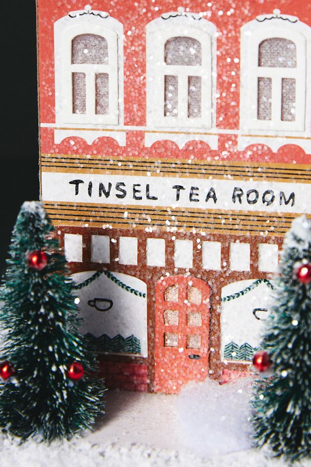 George & Viv Light-Up Tinsel Tea Room #2