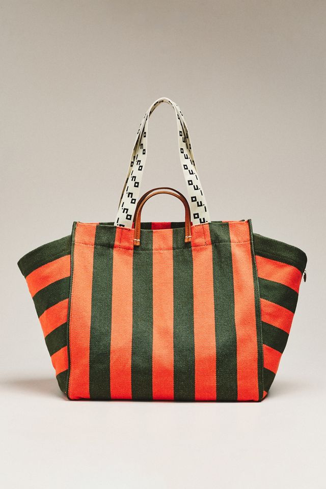 Clare V. Beach Tote and Clutch #1