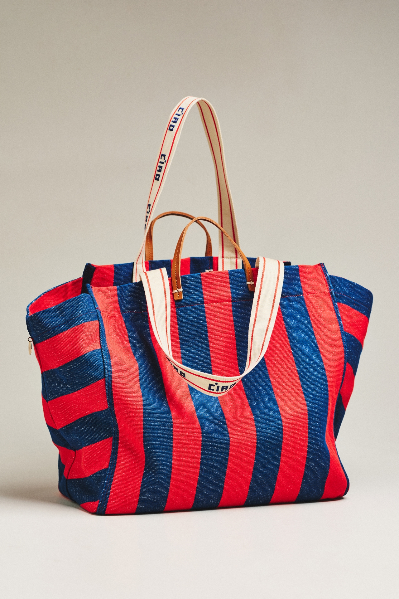 Clare V. Beach Tote and Clutch