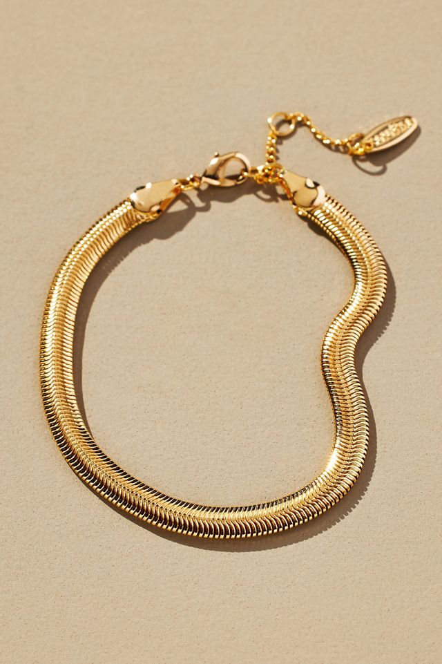 Leafy Spine Metal Bracelet #1