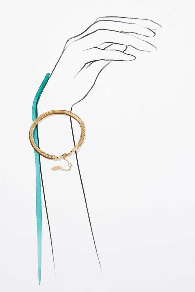 Leafy Spine Metal Bracelet #2