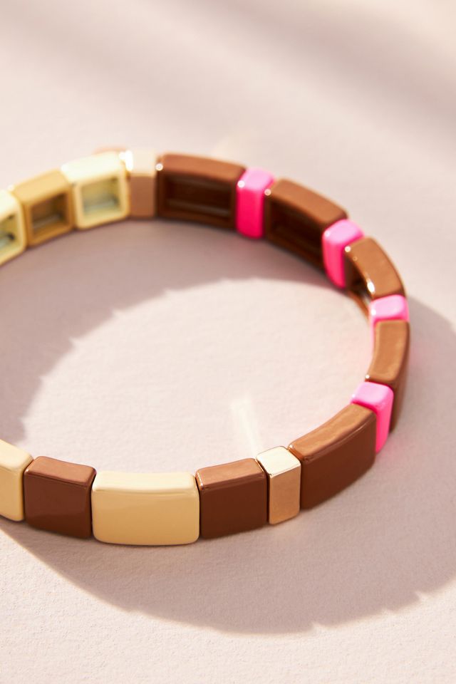 Colorful Chicklet Bracelet #1