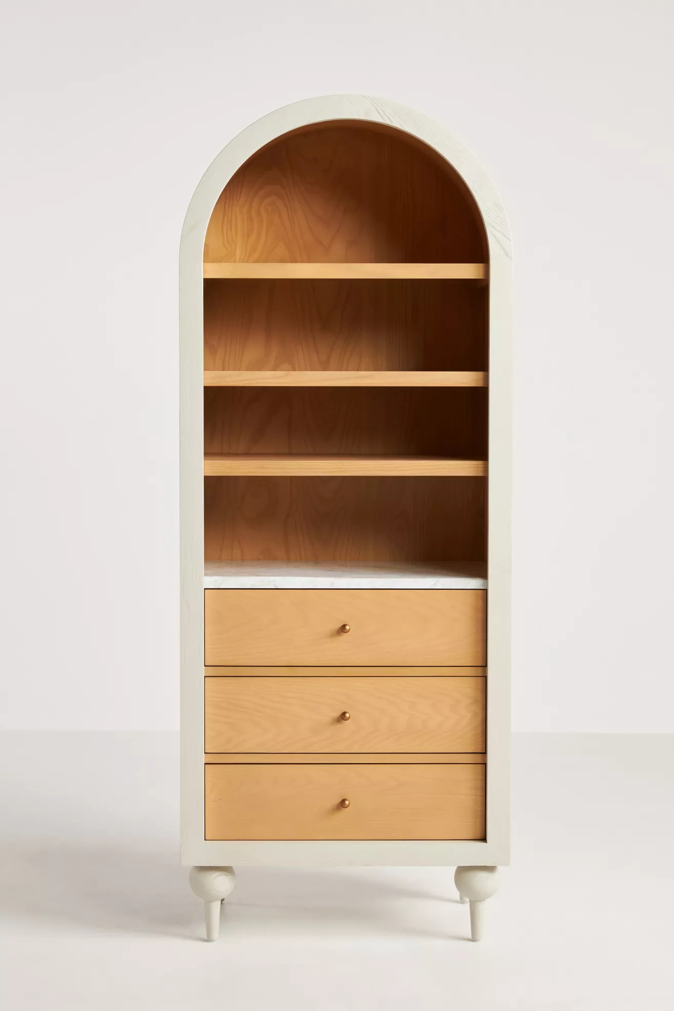 The Fern Marble Top Bookcase | AnthroHome