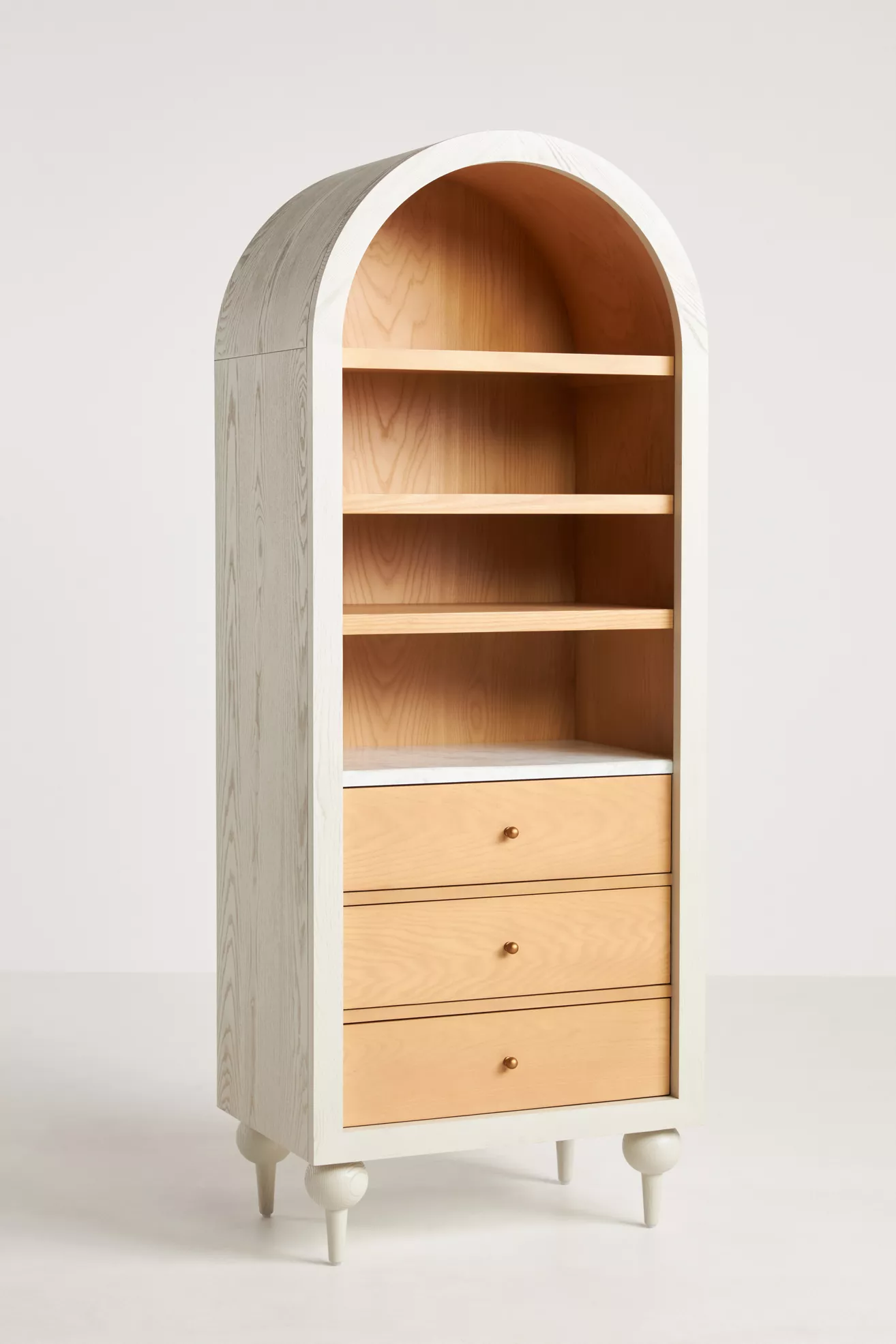 The Fern Marble Top Bookcase | AnthroHome
