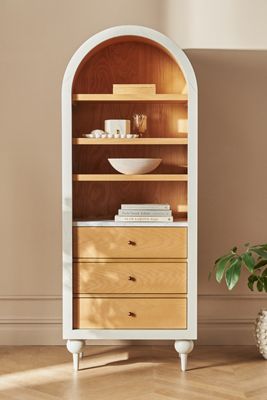 The Fern Marble Top Bookcase