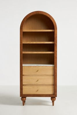 The Fern Marble Top Bookcase