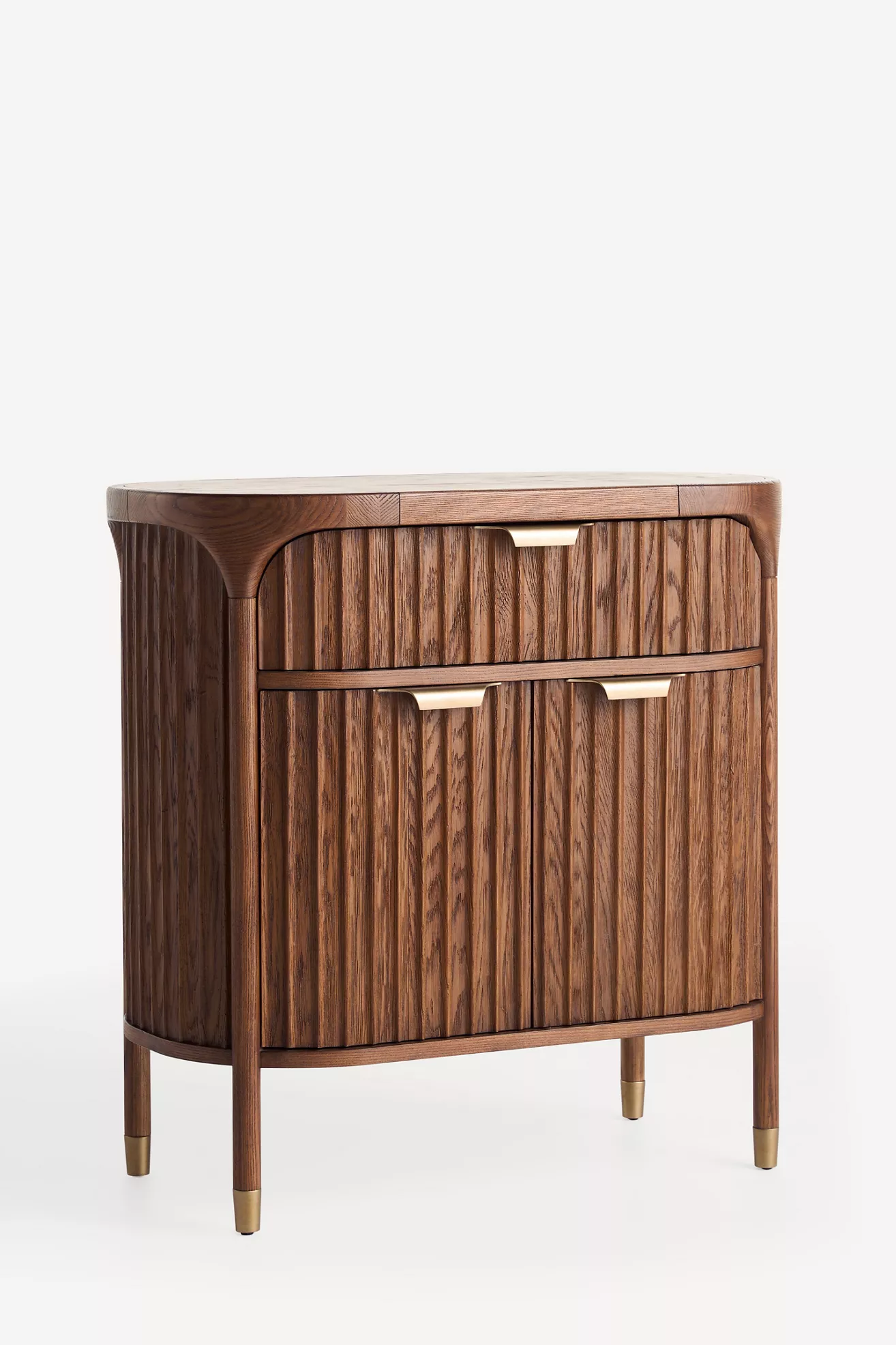 The Isla Fluted-Wood Entryway Cabinet - thumbnail 3