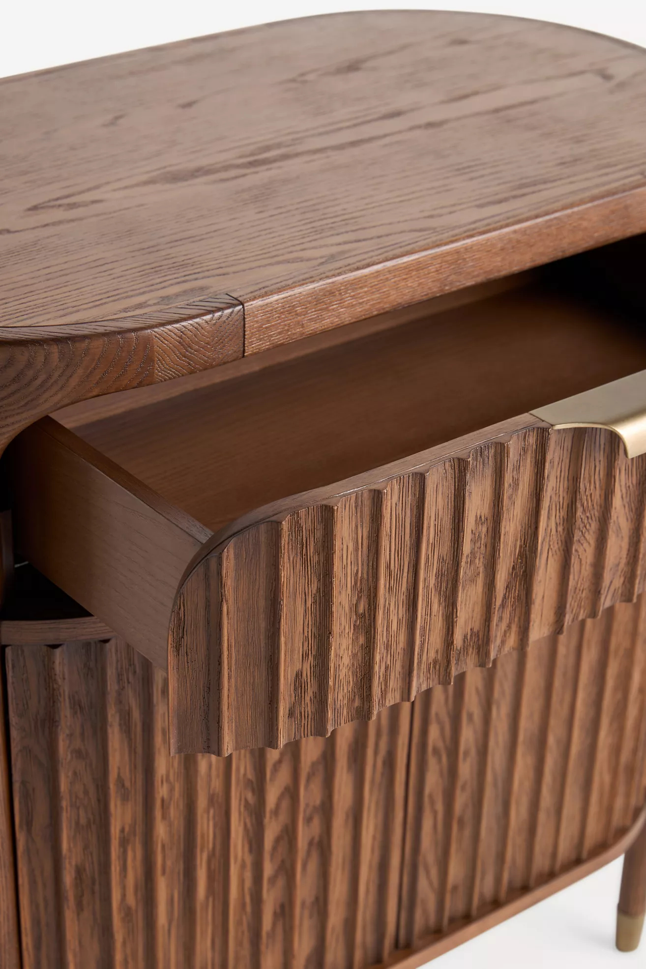 The Isla Fluted-Wood Entryway Cabinet - thumbnail 4