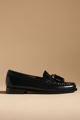Gh Bass G.h. Bass Estelle Tassel Flats In Black