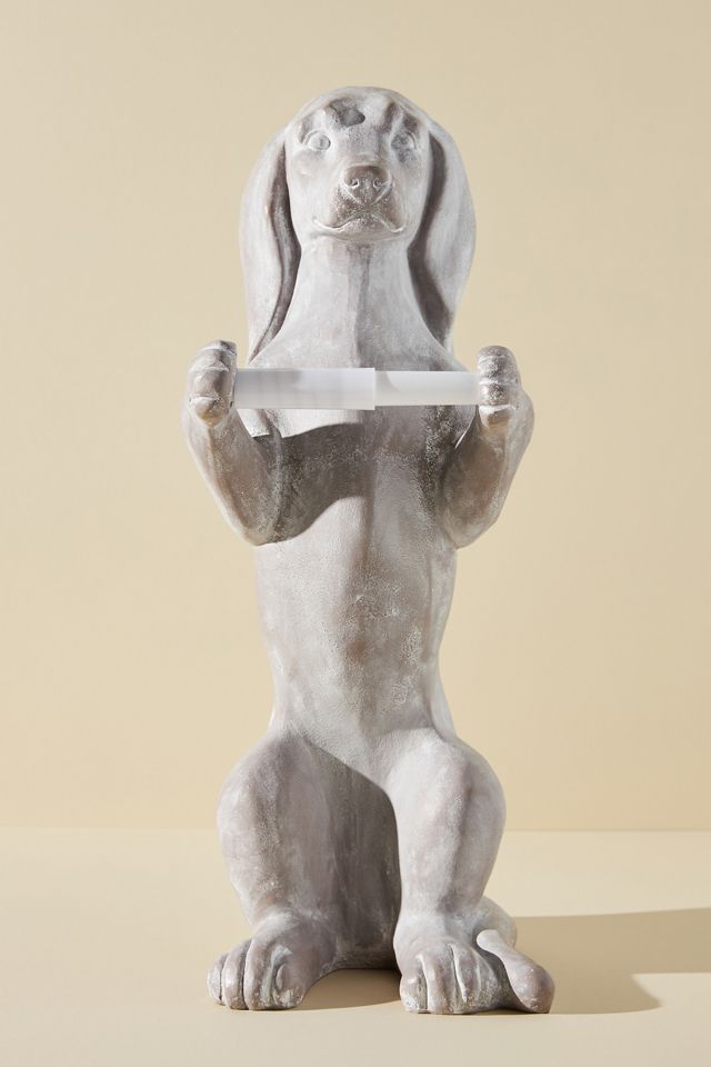 Delightful Dog Standing Toilet Paper Holder #1