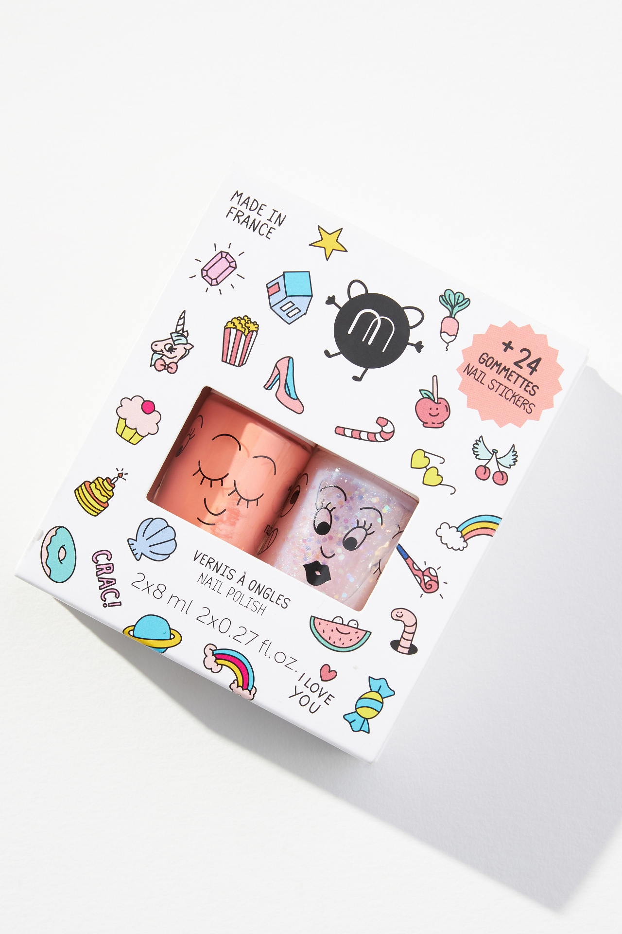 Nailmatic Kids Nail Polish and Sticker Set