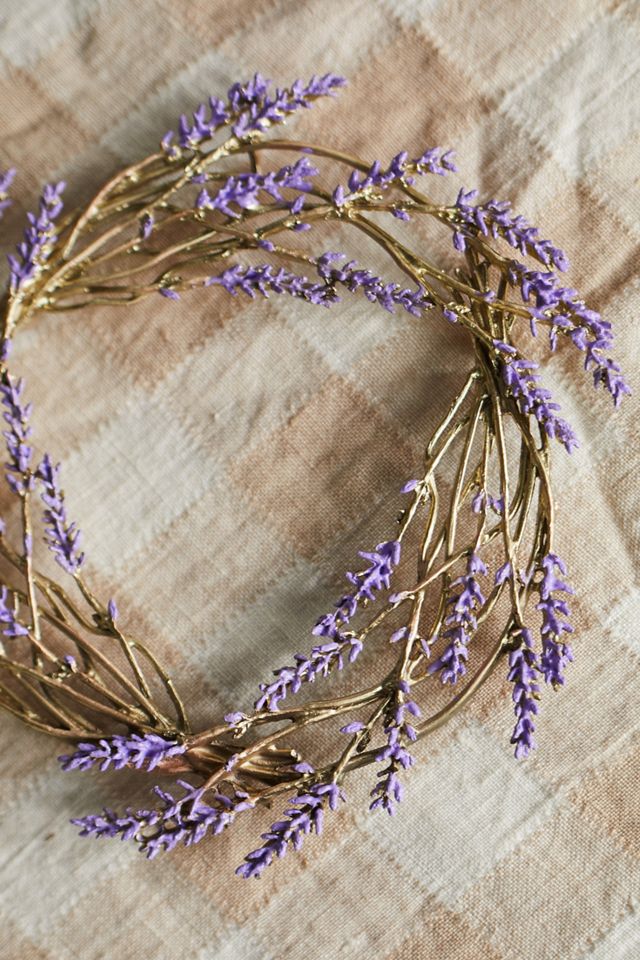 Lavender Pewter Trivet #1