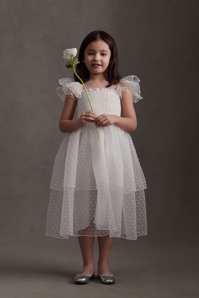 Elsa flower girl store dress