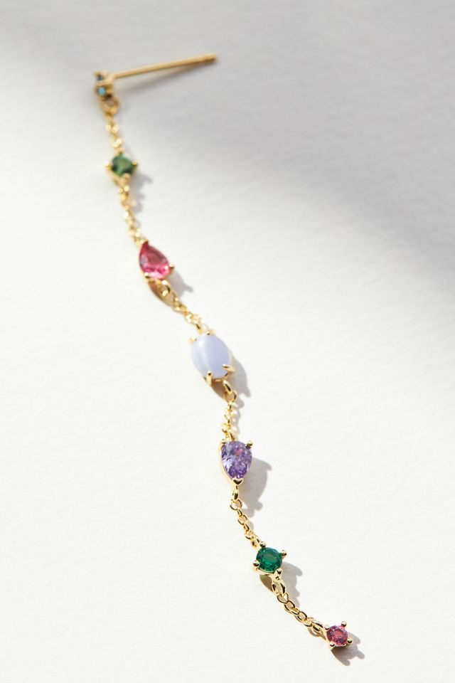 Long Chain Tapestry Earrings #1