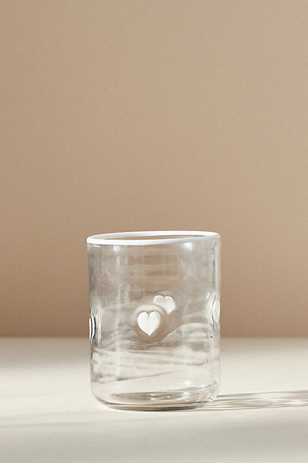 Anthropologie Icon Juice Glasses In White