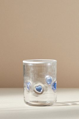 Anthropologie Icon Juice Glasses In Blue