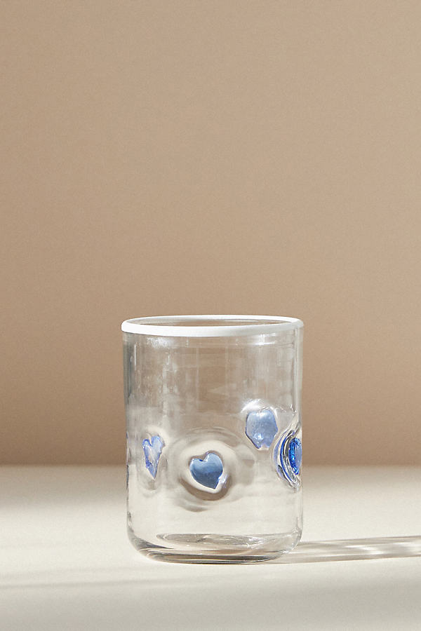 Anthropologie Icon Juice Glasses In Blue