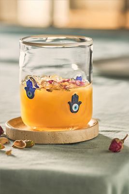 Icon Juice Glass - Hamsa