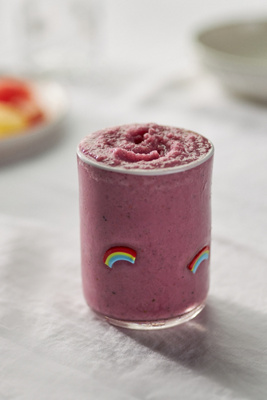 Icon Juice Glasses, Rainbow