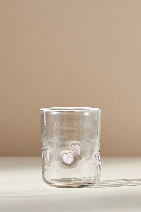Anthropologie Icon Juice Glasses In Pink