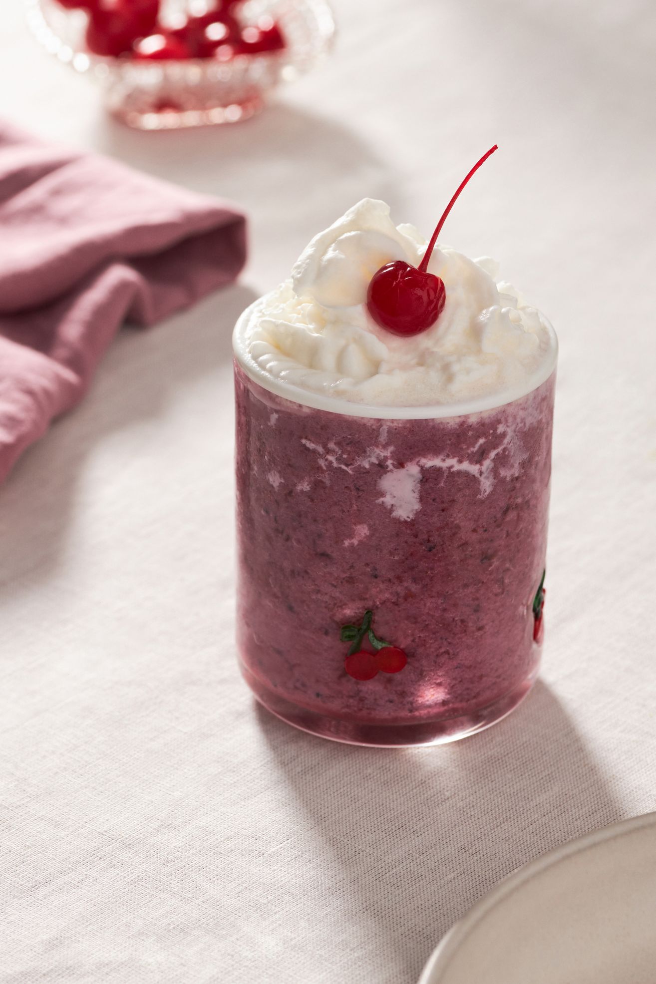 Icon Juice Glass - Cherry, Standard, One Size