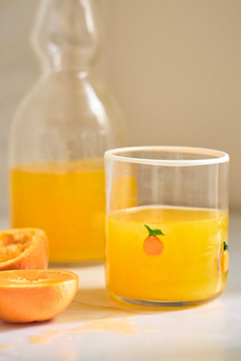 Icon Juice Glass - Orange