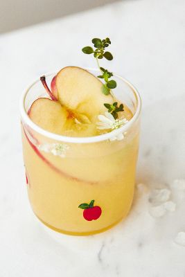 ANTHROPOLOGIE ICON JUICE GLASS 