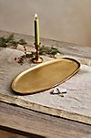 Gilded Serving Plate, Oval #1