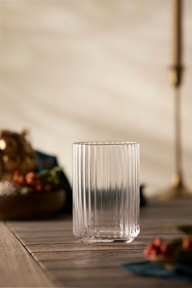 Gilded Ridge Drinking Glass #1