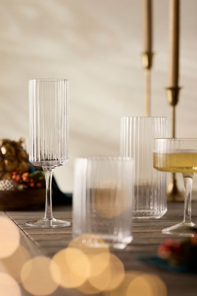 Gilded Ridge Drinking Glass #3