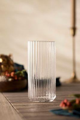 Gilded Ridge Drinking Glass