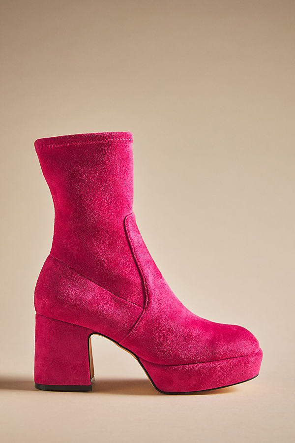 Silent D Otto Booties In Pink