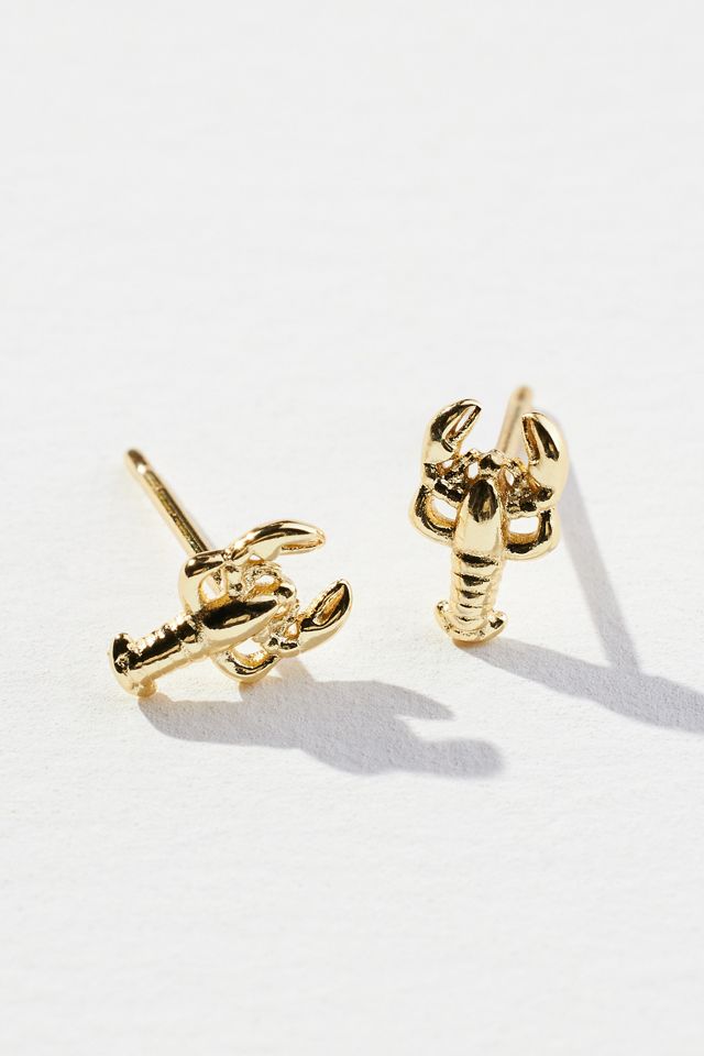 Lobster Post Earrings Anthropologie