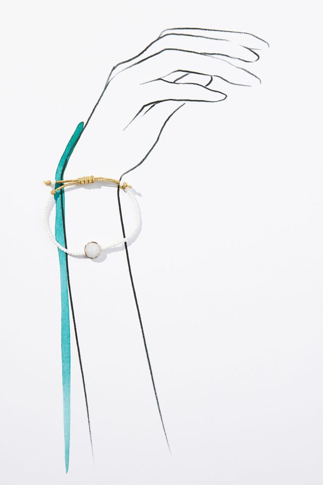 Etheral Whites Pendant Bracelet #2