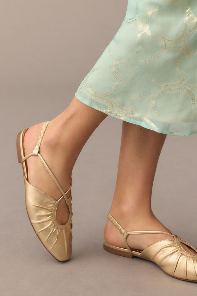 By Anthropologie Strappy Flats