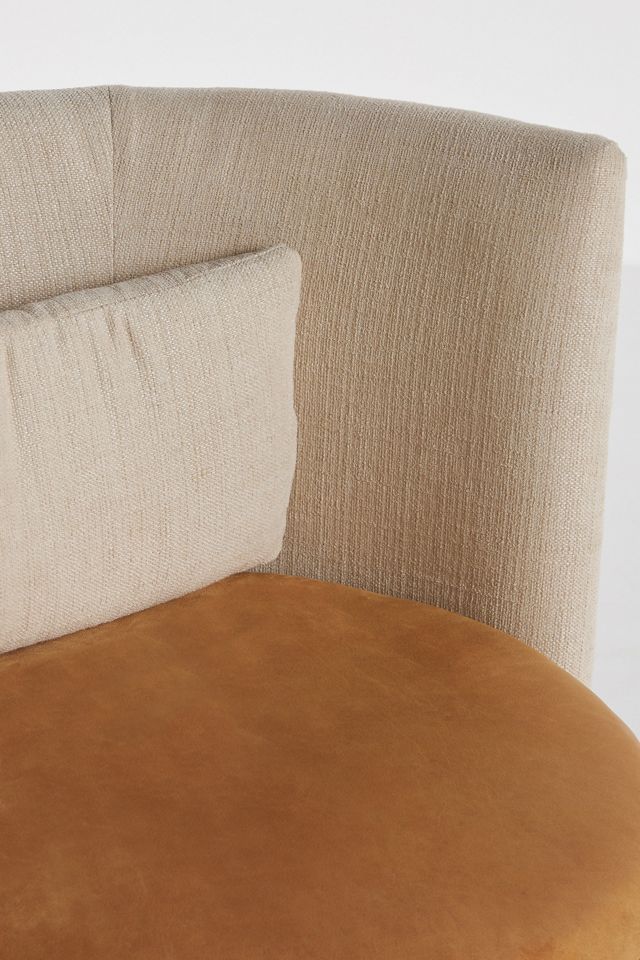 Jordana Leather Swivel Chair #6