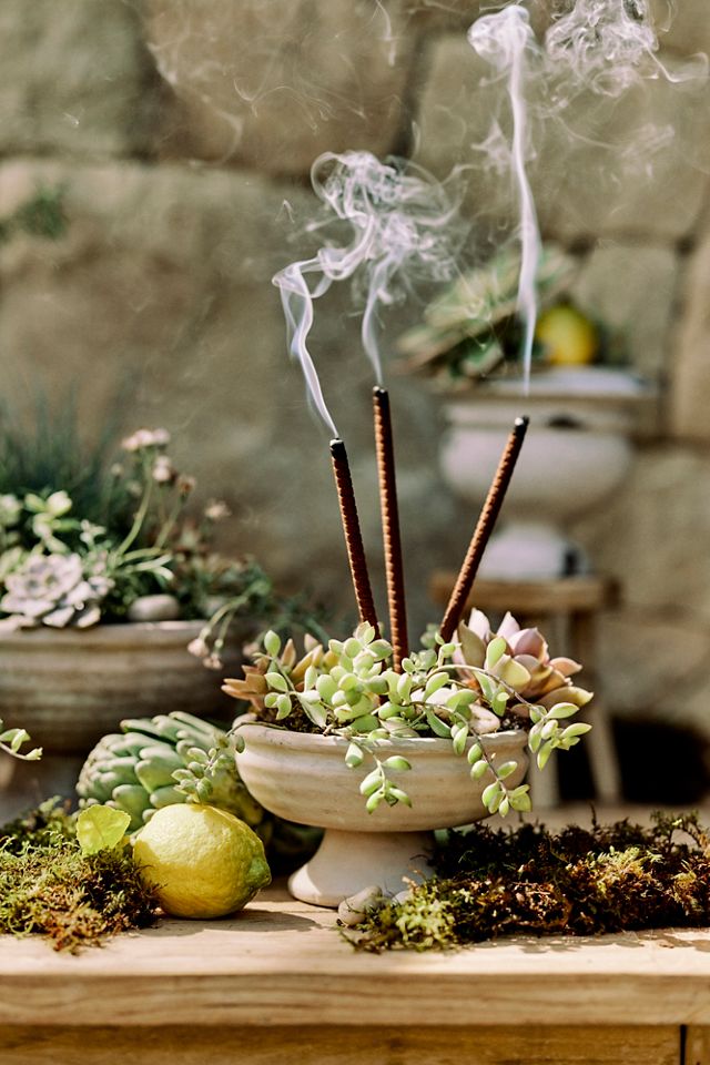 Wide Mouth Ceramic Urn Planter