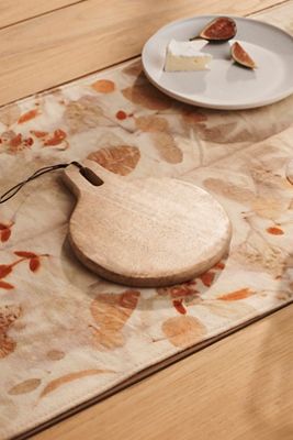 Round Serving Board with Hanging Loop