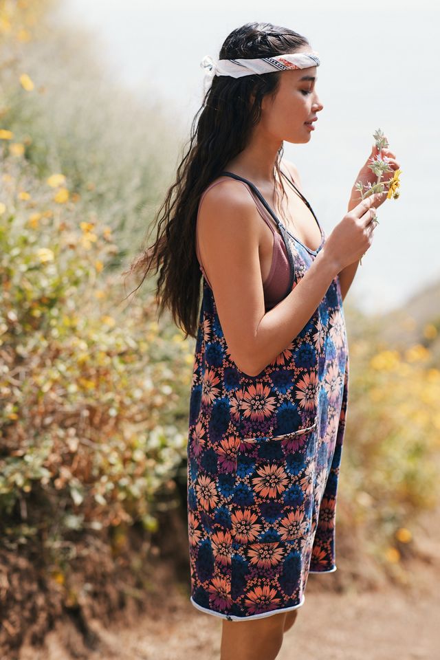 Free People Movement Printed Hot Shot Romper | Anthropologie