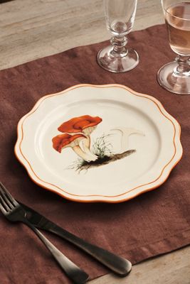 Mushroom Ceramic Plate