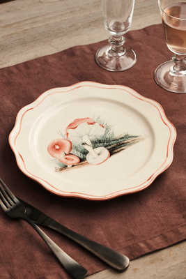 Terrain Mushroom Ceramic Plate In Neutral