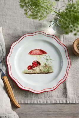 Mushroom Ceramic Plate