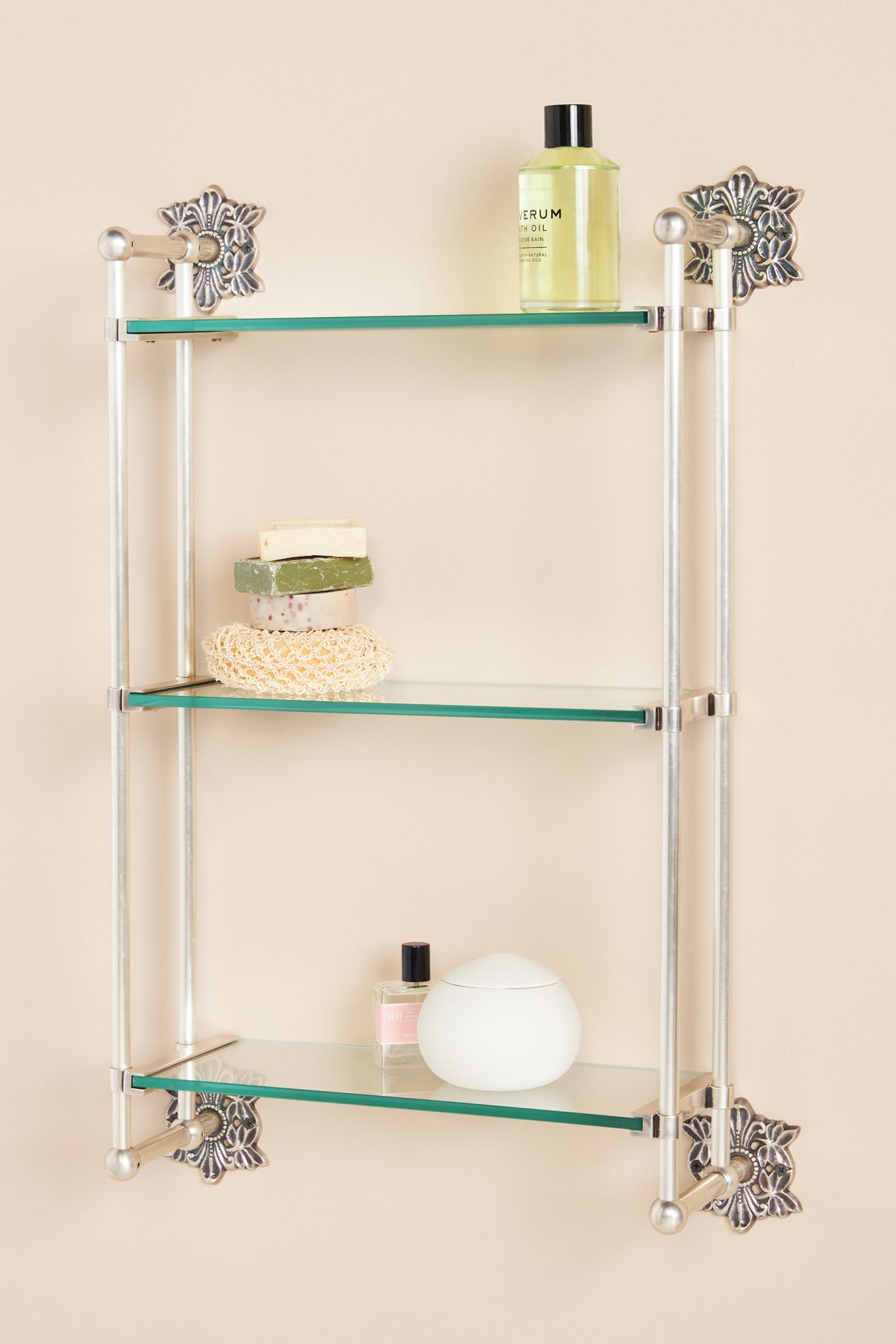 Primrose Bath Shelf - Silver, Standard, One Size